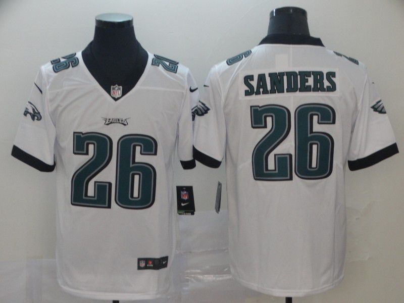 Men Philadelphia Eagles #26 Sanders White Nike Vapor Untouchable Limited Player NFL Jerseys